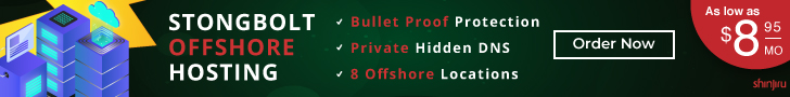 Strongbolt Offshore Hosting Ads