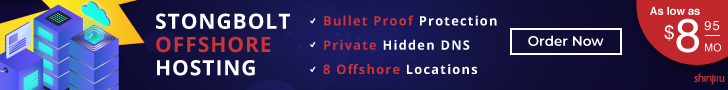 Strongbolt Offshore Hosting Ads