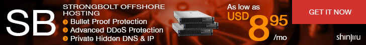 Strongbolt Offshore Hosting Ads