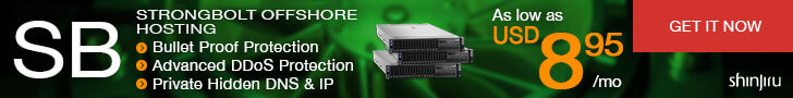 Strongbolt Offshore Hosting Ads