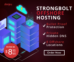 Strongbolt Offshore Hosting Ads