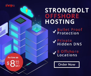 Strongbolt Offshore Hosting Ads