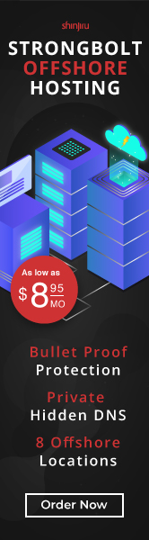 Strongbolt Offshore Hosting Ads